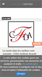 Mobile Screenshot of fashionunited.fr